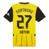 Virallinen Fanipaita Borussia Dortmund Adeyemi 27 Kotipelipaita 2024-25 - Miesten